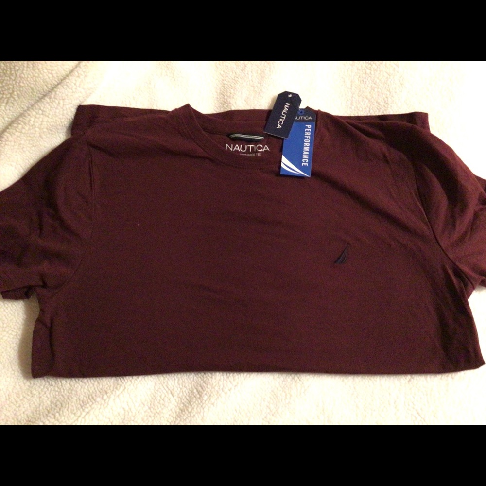 NAUTICA PERFOMANCE TEE SHIRT FOR MEN 95%COTTON